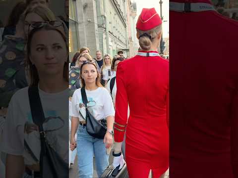 I catch the surprised glances of passers-by as I walk along Nevsky Prospekt. @uniform.teamline