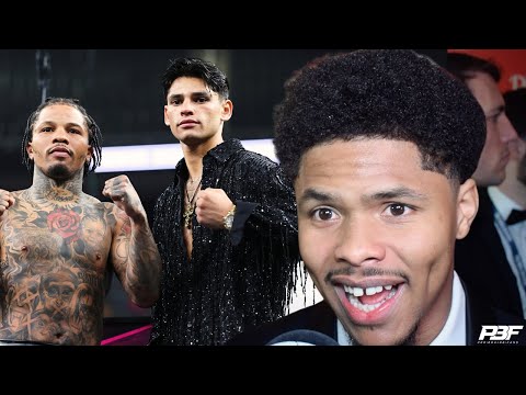 SHAKUR STEVENSON REACTS TO GERVONTA DAVIS WANTING 0M TO REMATCH RYAN GARCIA