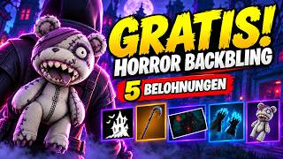 5 GRATIS BELOHNUNGEN in Fortnite! 😱 Horror Backbling & Pickaxes sichern!