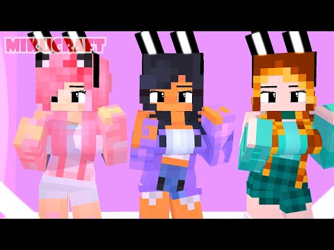 eku bunny stay dun dun aphmau and friendship - minecraft animation #shortfeed