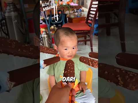 Anak ini bingung pilih eskrim yang mana ? #shortvideo