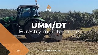 Video - UMM/DT - FAE UMM/DT 225 - The FAE forestry mulcher in action with an DEUTZ-FAHR tractor in Australia