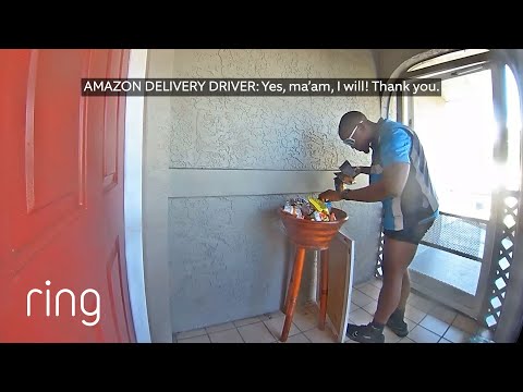 Amazon Driver Gets a Sweet Surprise | RingTV