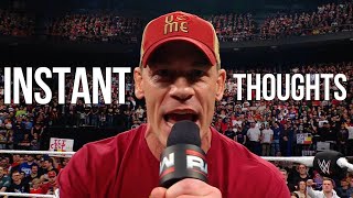 John Cena Heel Promo on WWE RAW | Instant Thoughts