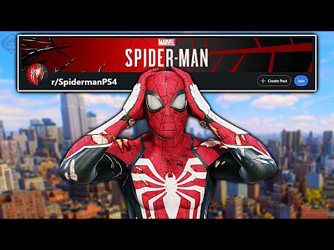 the Insomniac Spider-Man community has gone insane...