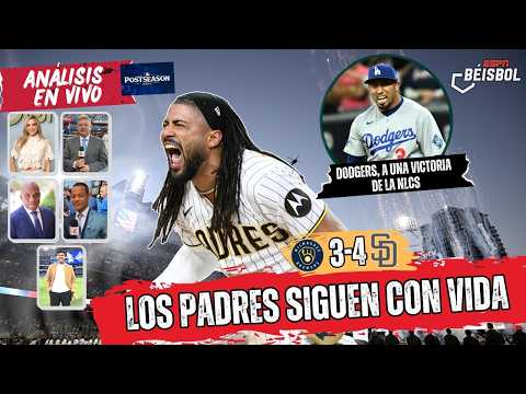 LOS PADRES SIGUEN VIVOS y DODGERS están a UNA VICTORIA de la SERIE DE CAMPEONATO | ESPN Beisbol