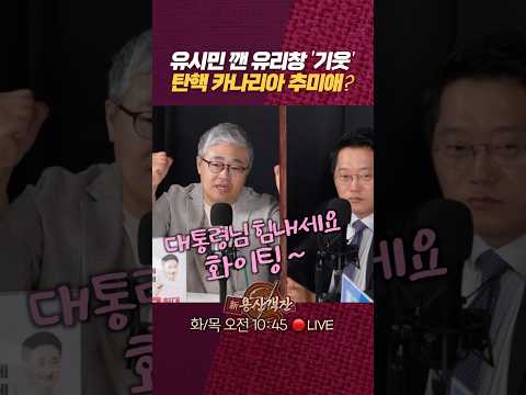 유시민 깬 유리창 추미애가 돌파한다? #신용산객잔