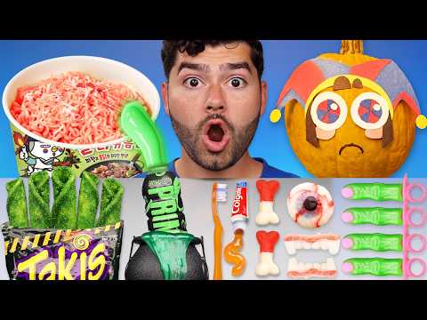 1000 Cursed Snacks Mukbang vs CAVITIES !?