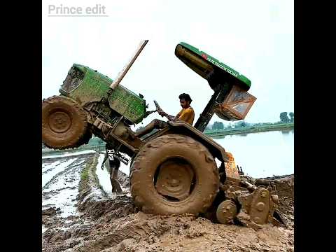 joni ka tractor Gaya fas Nishu bhai ne nikala tractor 🚜😱 #joni Ne Ki Masti #full power #short #edit