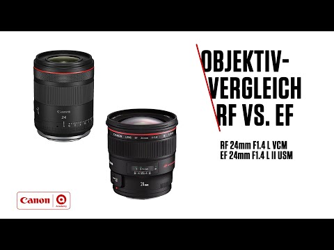 Canon Objektivvergleich RF 24mm F1.4L VCM vs. EF 24mm F1.4 L II USM