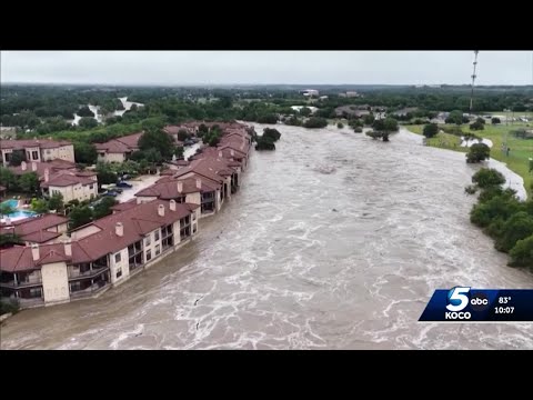 YouTube video thumbnail: Oklahoma Volunteers Head to Texas to aid Flood Recovery Efforts
