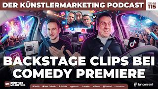 Premieren-Content in Echtzeit: Equipment, Workflow, Learnings | Der Künstlermarketing Podcast #115