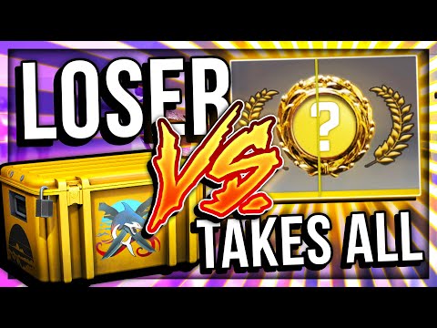 CS:GO 300 CASE BATTLE BUT LOSER TAKES IT ALL (KNIFE UNBOX)