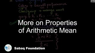 More on Properties of Arithmetic Mean