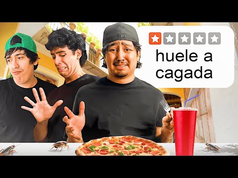 PROBE LOS PEORES RESTAURANTES DE MI CIUDAD 🤢😭☣️