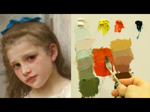 How to mix skin tones like Bouguereau?