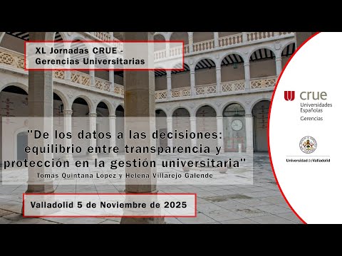 Miniatura del video titulado DE LOS DATOS A LAS DECISIONES: EQUILIBRIO ENTRE TRANSPARENCIA Y PROTECCIÓN EN LA GESTIÓN