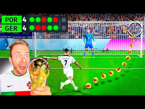 Fußball WM - aber NUR mit ELFMETERN! 👀⚽️ (Katar 2022)