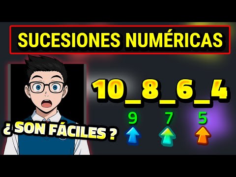 SUCESIONES NUMERICAS - SUPER FÁCIL (Como Hacer Sucesiones Numéricas)