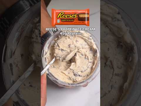 Low Cal, High Protein Reese’s Ice Cream 🥜🍫