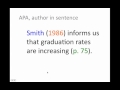Citing Sources in APA and MLA