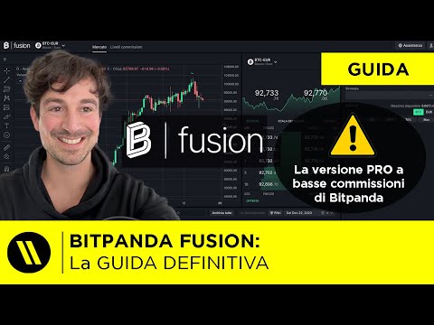 BITPANDA FUSION: LA GUIDA DEFINITIVA (VERSIONE PRO a BASSE COMMISSIONI)