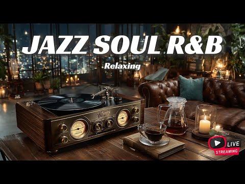 Nonstop playlist Smooth Jazz Soulful R&B Beats for Concentration Relaxation & Chill Nights