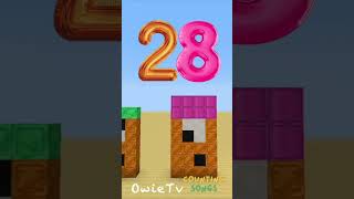 Counting by 4s Song  (4-40)  | Minecraft Numberblocks Counting Songs | Math Songs for Kids#kidssong