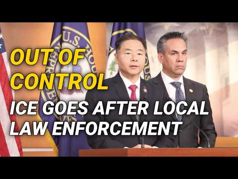 OUT OF CONTROL ICE Goes After LOCAL LAW ENFORCEMENT | Rep. Ted Lieu Press Conference
