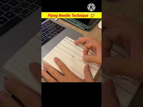 Flying Needle Technique 💉 #ytshorts #shortsfeed #viral #shorts #facts