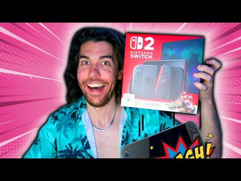 UNBOXING de la SWITCH 2 y SE ME CAE AL SUELO
