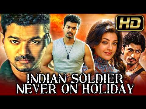 Indian Soldier Never On Holiday (HD) - Action Thriller Hindi Dubbed Movie l Vijay, Kajal Aggarwal