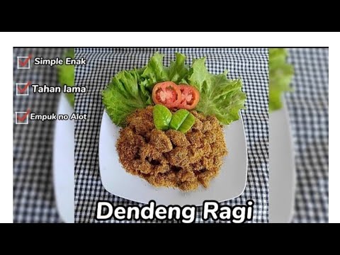 Resep dendeng ragi enak simple empuk