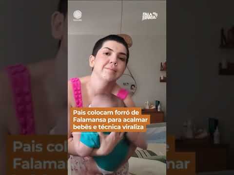 Pais colocam música de Falamansa para acalmar bebês e técnica viraliza #Shorts #FalaBrasil