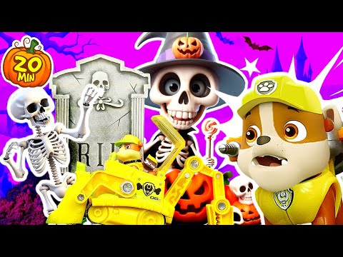 Fêtons Halloween ensemble! 🧛🕷 🕸 Jeux pour enfants avec la Pat Patrouille en jouets