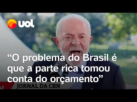 Lula critica isenção fiscal e desoneração: 'Os ricos tomaram conta do orçamento; isso não é normal'