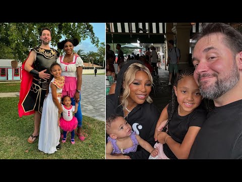 Serena Williams & Husband Alexis Ohanian Revisit Wedding Venue With  Daughters Olympia and Adira