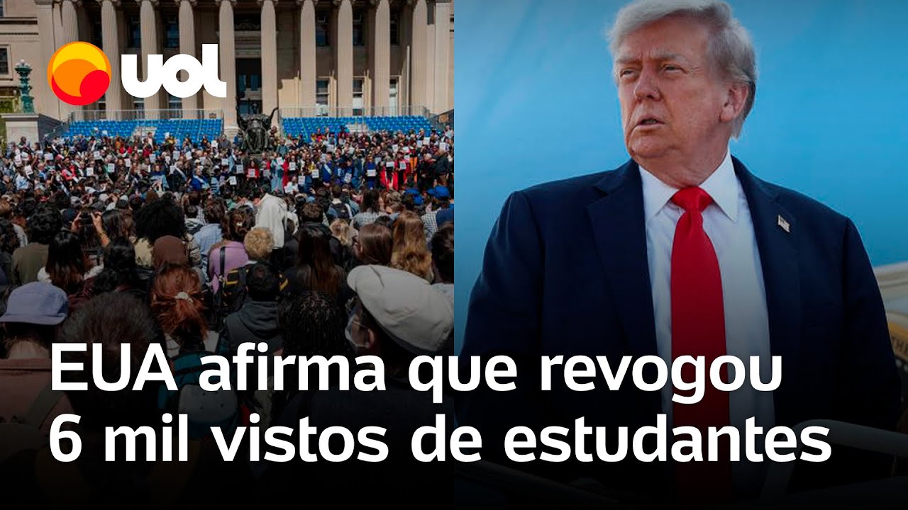 Governo Trump já revogou mais de 6 mil vistos de estudantes estrangeiros nos EUA; confira