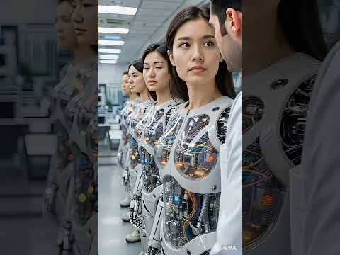 2025 humanoid robot gets final approval precision before launch.#shorts#humanoid#robot#robotgirl