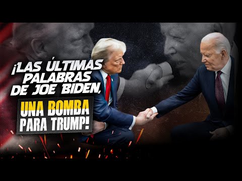 Biden Dice Adios Pero Dejó Una B0MBA Armada A Trump: ¡Lo Que Hay Detrás DE Su Mensaje Final!