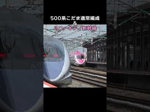 500系 ハローキティ新幹線＆通常編成 山陽新幹線 #新幹線