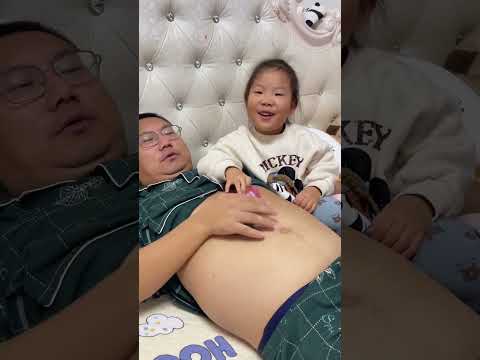 和爸爸玩捏捏乐 #父女日常 #父女
