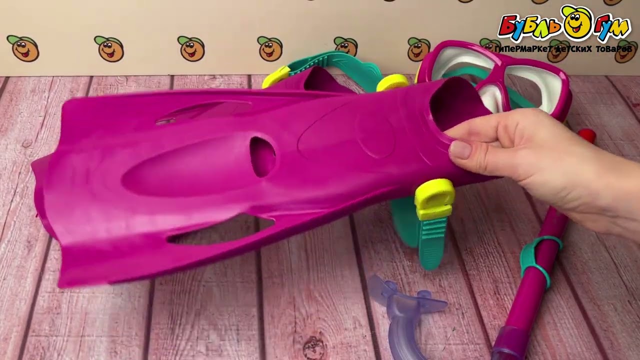 Набор для ныряния Bestway с ластами  - видео Набор для ныряния Bestway с ластами  - видео