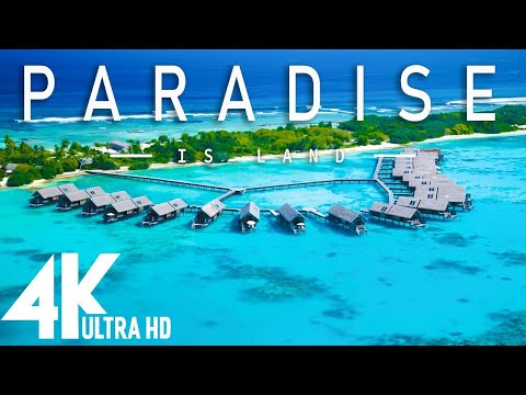 PARADISE ISLAND 4K - Relaxing music along with beautiful nature videos ( 4k Ultra HD )