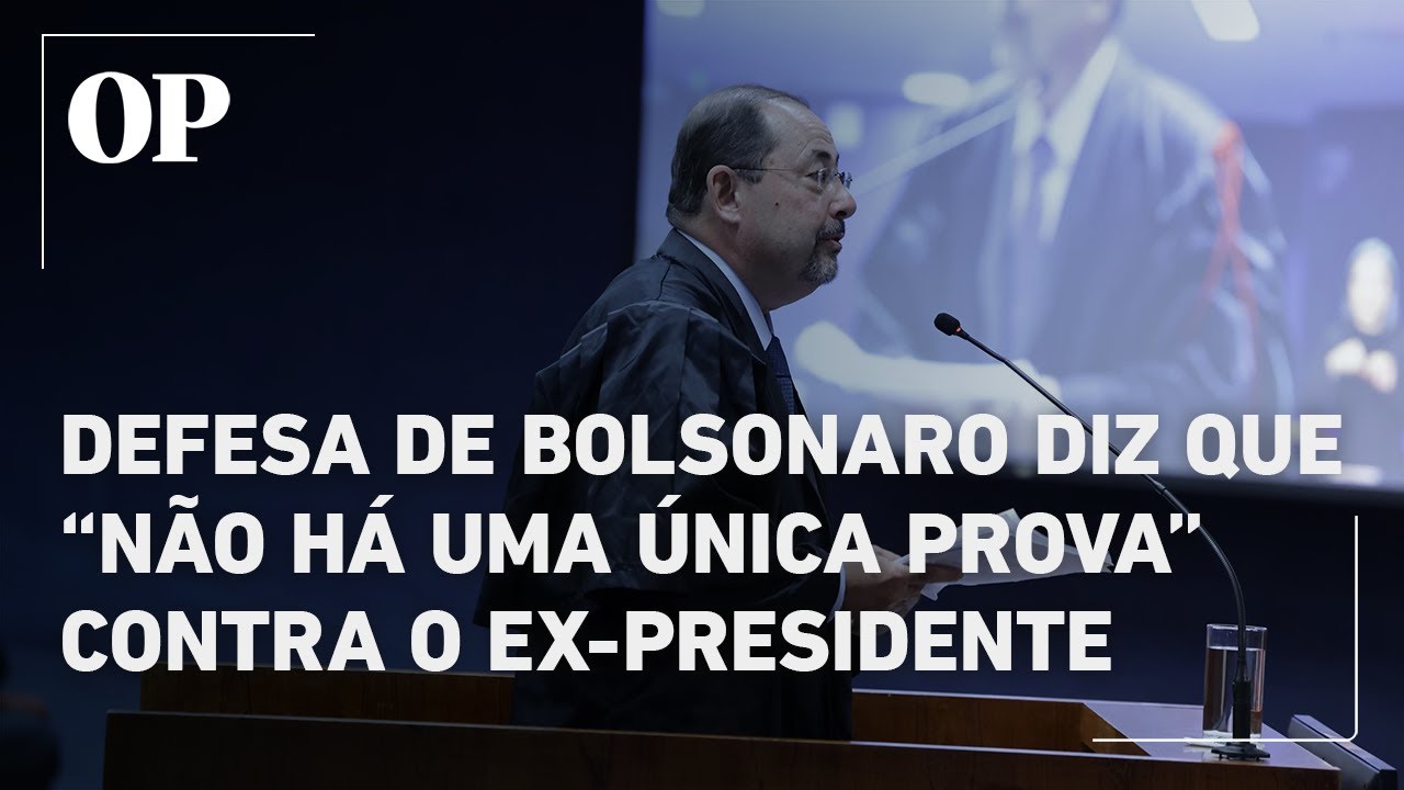 Advogado de Bolsonaro afirma que não há uma única prova contra o ex presidente