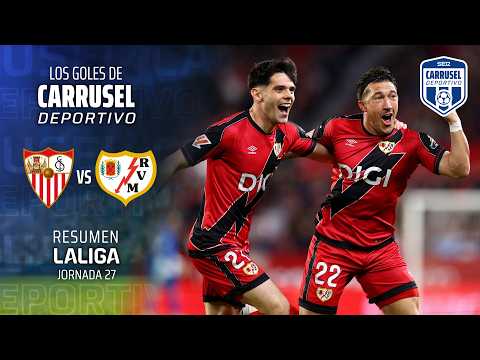 Empate sin riesgo en el Pizjuán - Resumen de goles del Sevilla FC 1-1 Rayo Vallecano