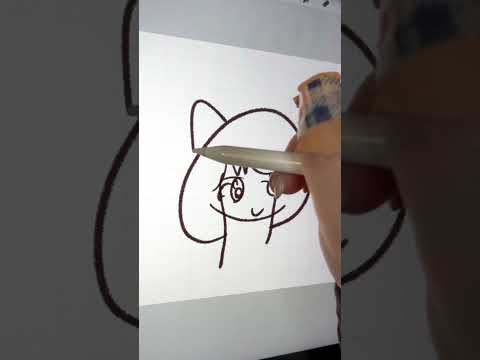 【検証】目隠しでアーニャ描けるのか！？#アーニャ #shorts