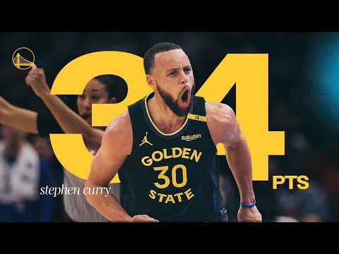 Stephen Curry Knocks Down 34 POINTS in Warriors WIN over Chicago Bulls