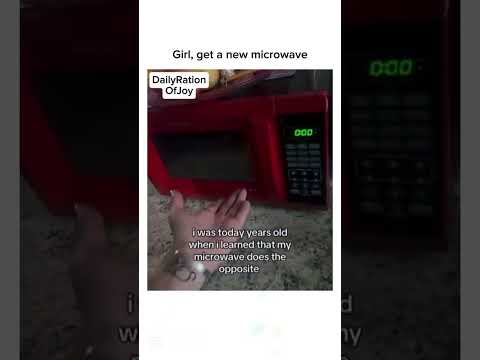 Microwave working opposite - Welcome to your daily ration of joy ! #shorts #viralshorts #funny