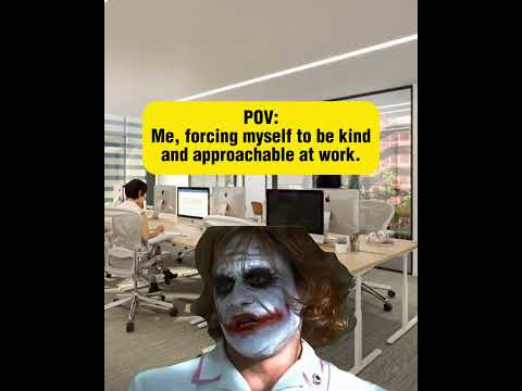 Forcing myself to be kind and approachable at work